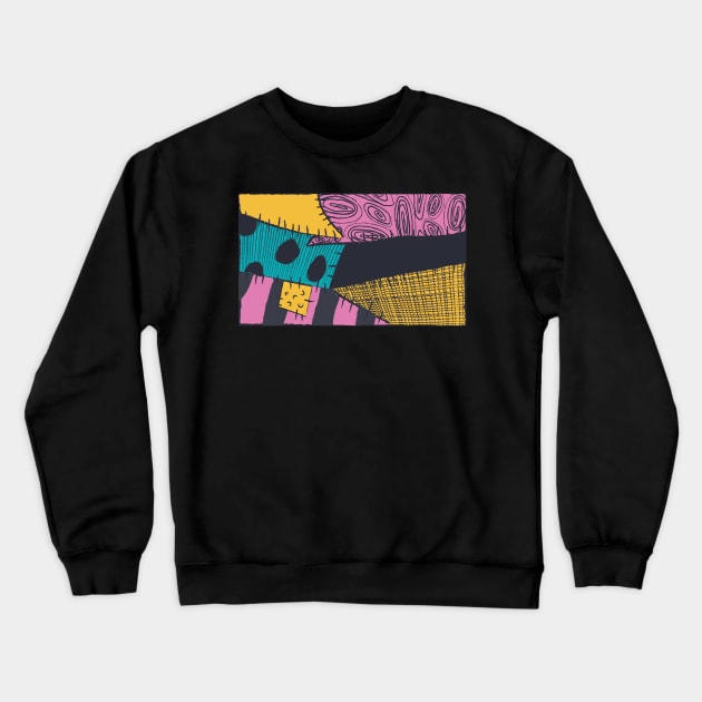 Nightmare Sewn Pattern Crewneck Sweatshirt by Heyday Threads